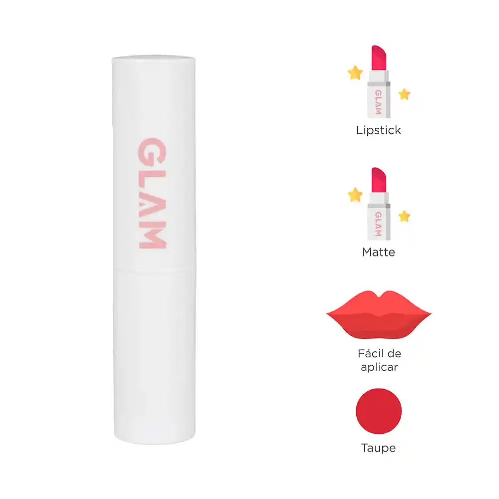 Labial Lustroso Glam Taupe 04 Miniso