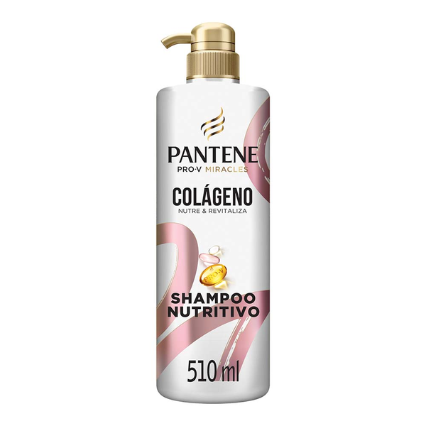 Shampoo Sin Sal' Pantene Colágeno Nutre & Revitaliza 510 mL