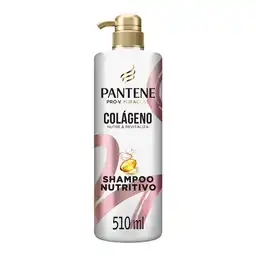 Shampoo sin sal' Pantene Pro-V Miracles Colageno Nutre y Revitaliza Nutritivo Champu 510 ml