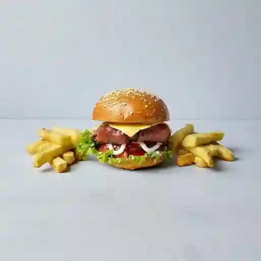 Combo hamburguesa de tocineta