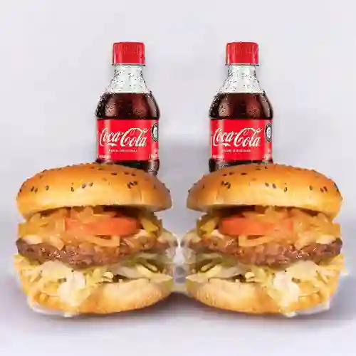 Hamburguesa 2 X 1 Combo