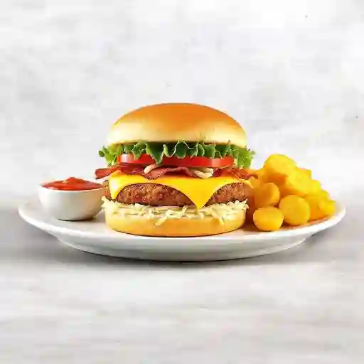 Arepa Burguer Pollo Apanado