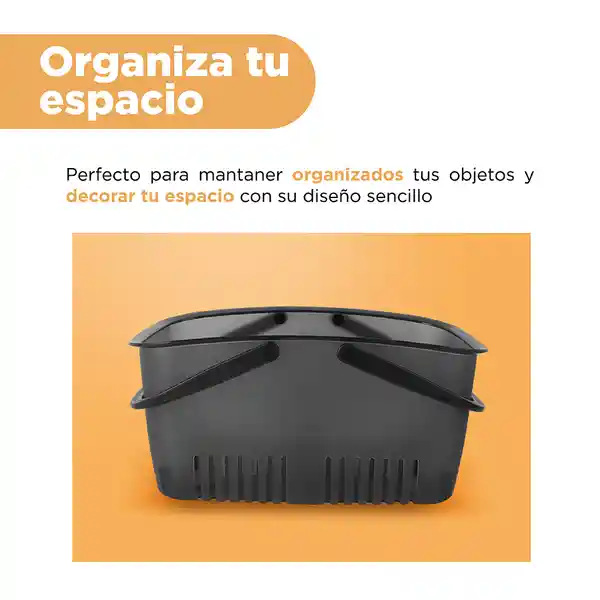 Cesta de Almacenamiento Serie Gris Miniso