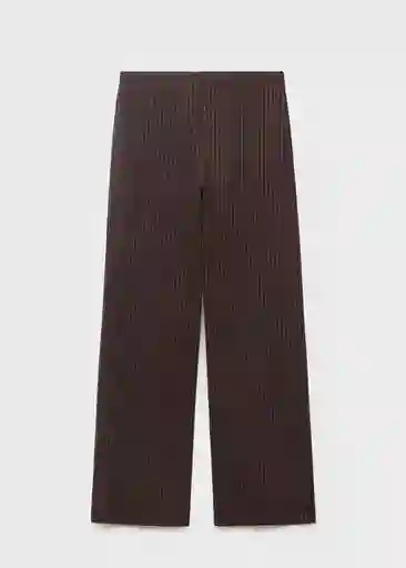 Pantalón Brin Marrón Talla S Mujer Mango
