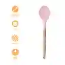 Cucharón de Sopa Pequeno en Silicona Rosa Miniso
