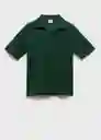 Camiseta Polo Xavi Botella Talla M Hombre Mango