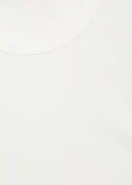 Top Bali Blanco Talla S Mujer Mango