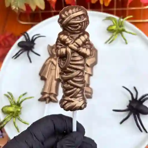 Momia colombina de chocolate