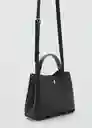 Bolso P Pedra Negro Talla 99 Mujer Mango