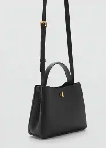 Bolso P Pedra Negro Talla 99 Mujer Mango