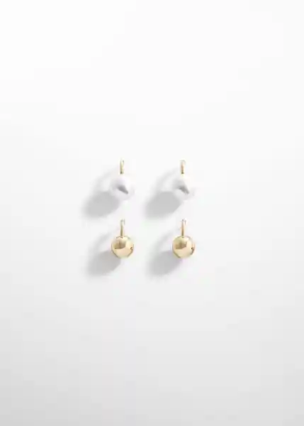 Pendientes Filo Mujer Oro Talla 99 Mango