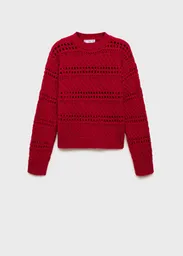 Saco Jersey Mariner Rojo Talla S Mujer Mango