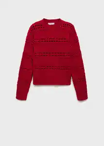 Saco Jersey Mariner Rojo Talla S Mujer Mango