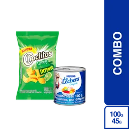Combo Choclitos Snack Limón + Leche Condensada la Lechera Lata
