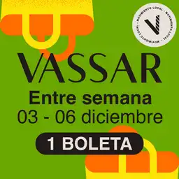 Vassar Boleta Feria Martes a Viernes