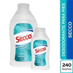 Secco Talco para Pies con Acción Desodorante