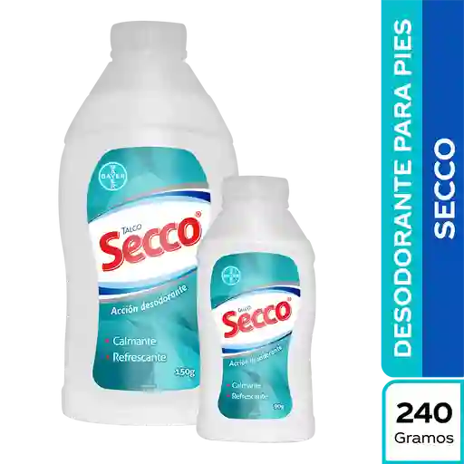 Secco Talco para Pies con Acción Desodorante