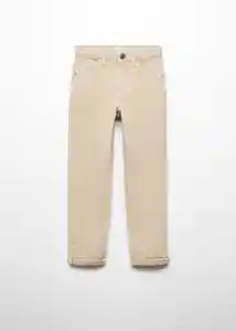 Pantalón Perú 5 Beige Talla 12 Niños Mango