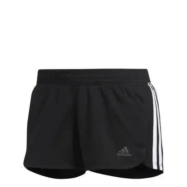 Adidas Short Pacer Knit Para Mujer Negro Talla S