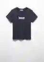 Camiseta Memo Navy Talla 20 Niña Mango