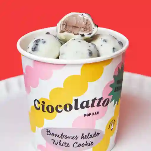 250 Gr bombones de white cookie