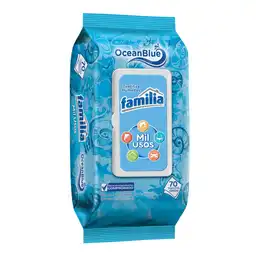 Familia Toallitas Húmedas Mil Usos Ocean Blue