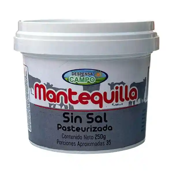 Del Campo Mantequilla Despensa Sin Sal