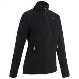 Quechua Saco Polar de Senderismo Para Mujer Negro Talla XS