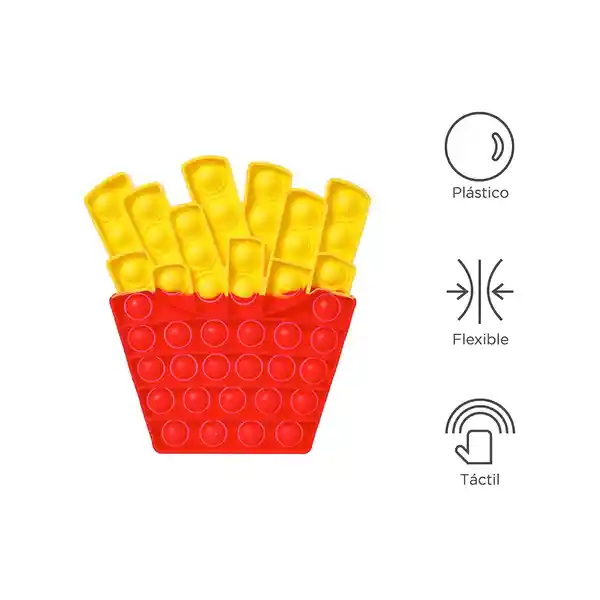 Juego de Destreza de Burbujas Push Pop Papas Fritas Miniso