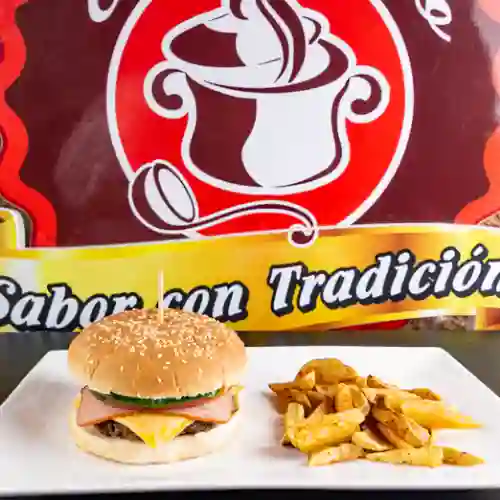 Hamburguesa Clásica en Combo