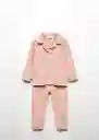 Pijama Pradob Rosa Talla 70 Niña Mango