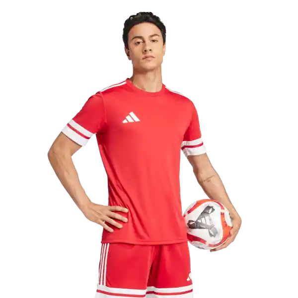 Adidas Camiseta Squa25 Jersey M de Equipo Fútbol Hombre Rojo T M