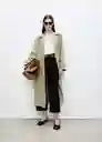 Abrigo Trench Taxi Khaki Talla S Mujer Mango