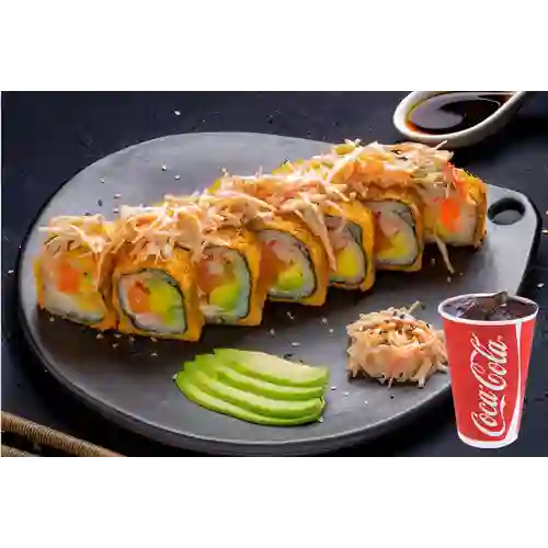 Combo Sushi Tiger Maki +Cocacola Orig 10 Oz