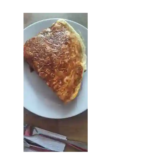 Crepe de jamón, huevo y queso