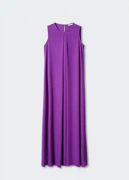 Vestido Linda-A Lila Talla L Mujer Mango