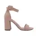 Sandalias Tacón Naia Nude Talla 34