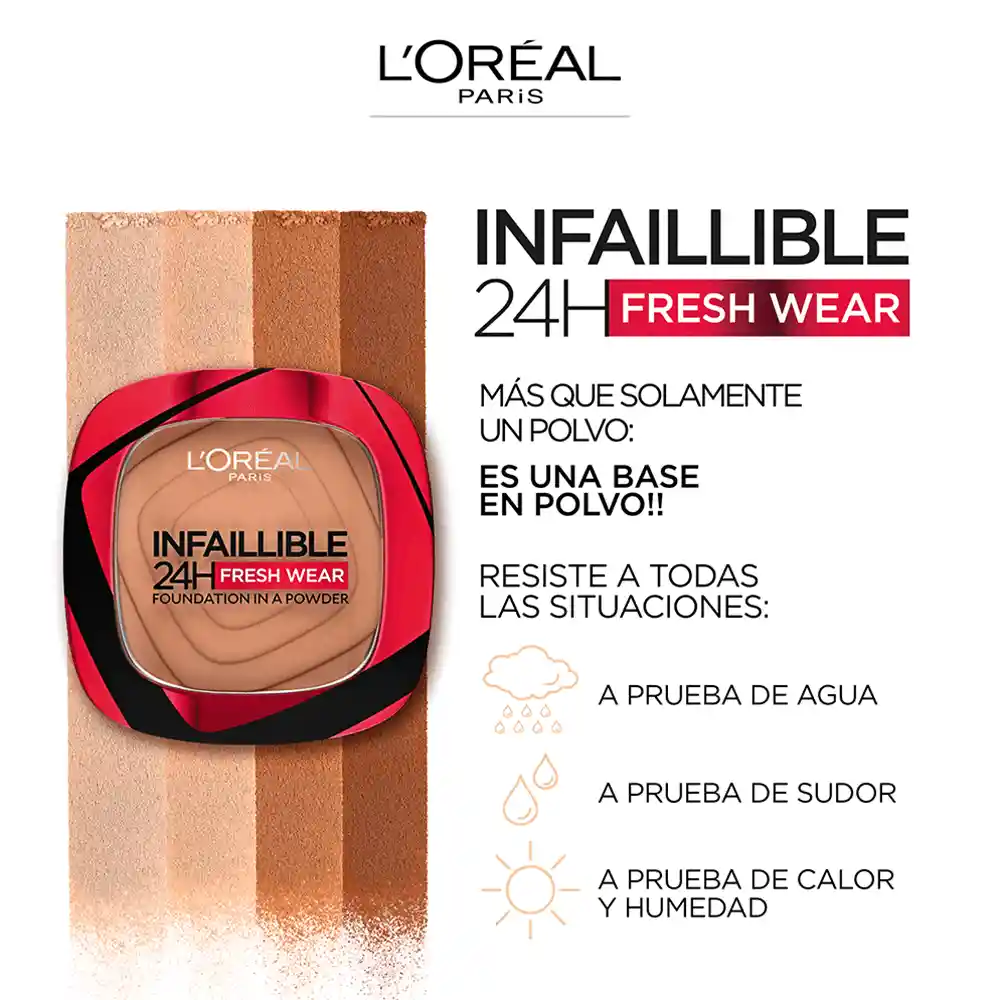 L'Oréal Paris Polvo Compacto Infaillible