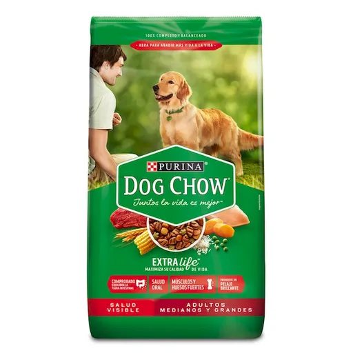 Dog Chow Salud Visible Adultos Medianos y Grandes 2Kg