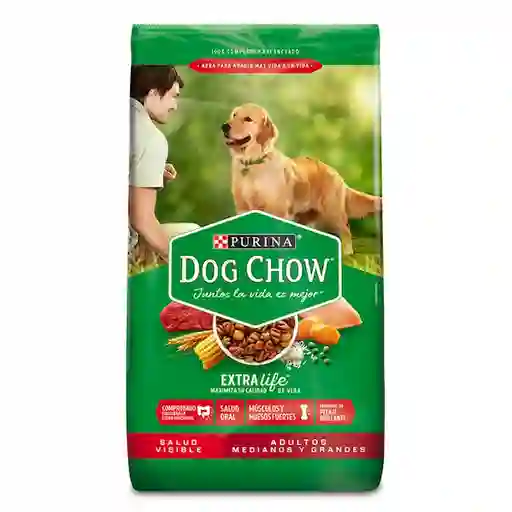 Dog Chow Alimento para Perro Adulto Mediano y Grande 2Kg