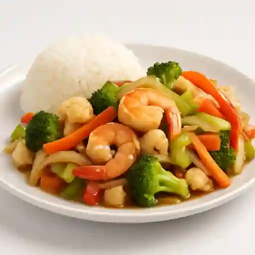 Chowsuey con Camarones Mediano