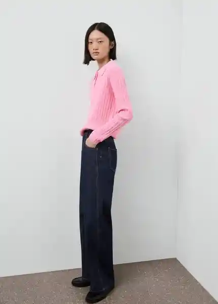 Jersey Dijon Rosa Talla M Mujer Mango