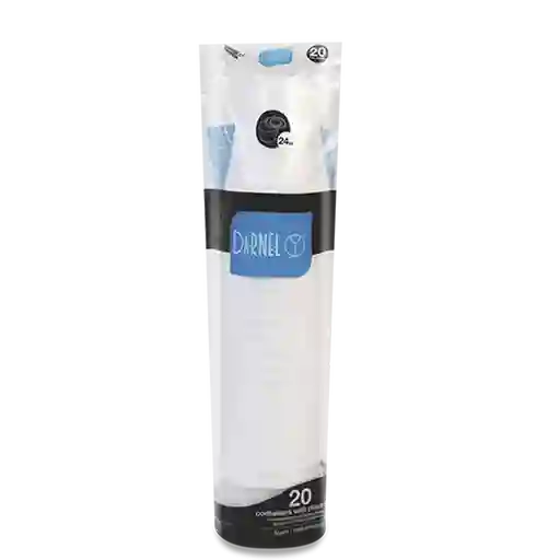 Darnel Contenedor Con Tapa Plástica 24 oz