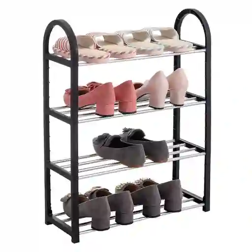 Cotidiana Organizador Zapatos Plástico 4 Niveles Tt