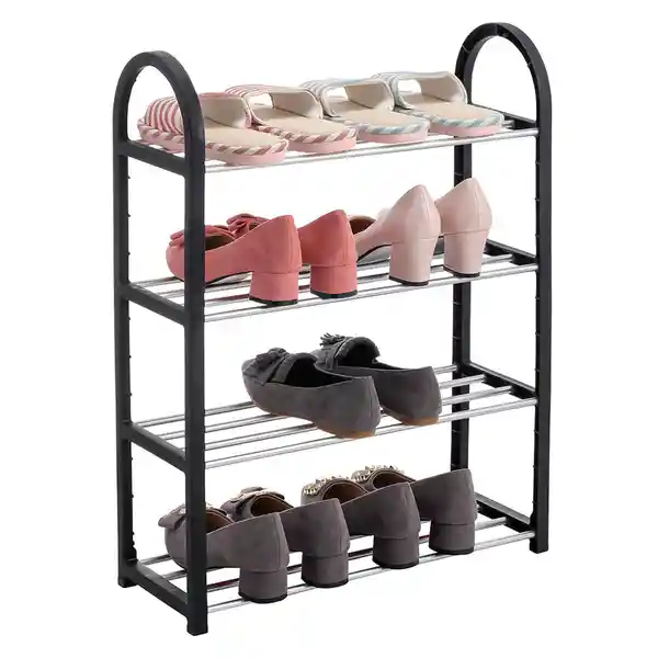Cotidiana Organizador Zapatos Plástico 4 Niveles Tt