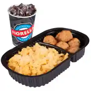 Macarrones Cheese con Nuggets