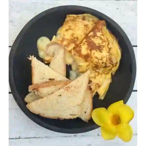 Omelette de Queso y Butifarra