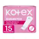 Protectores Kotex Discretos 15 Und