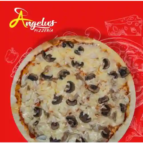 Pizza Pollo y Champiñon Mediana