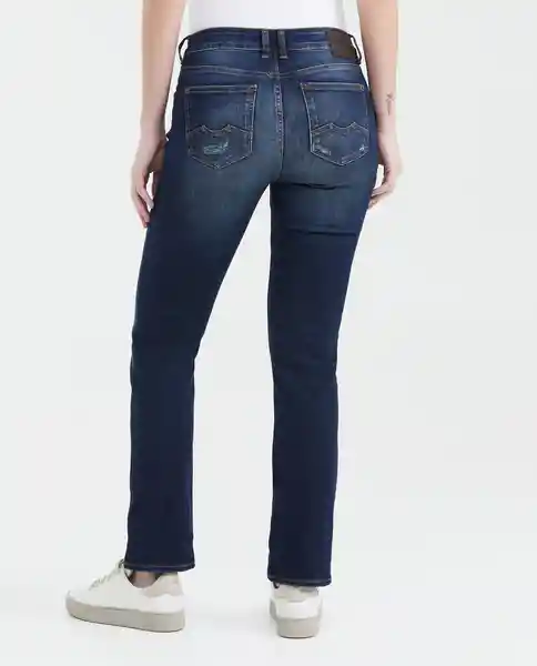 Jean High Rise Mujer Cosmo Azul Clásico Oscuro 5 Chevignon